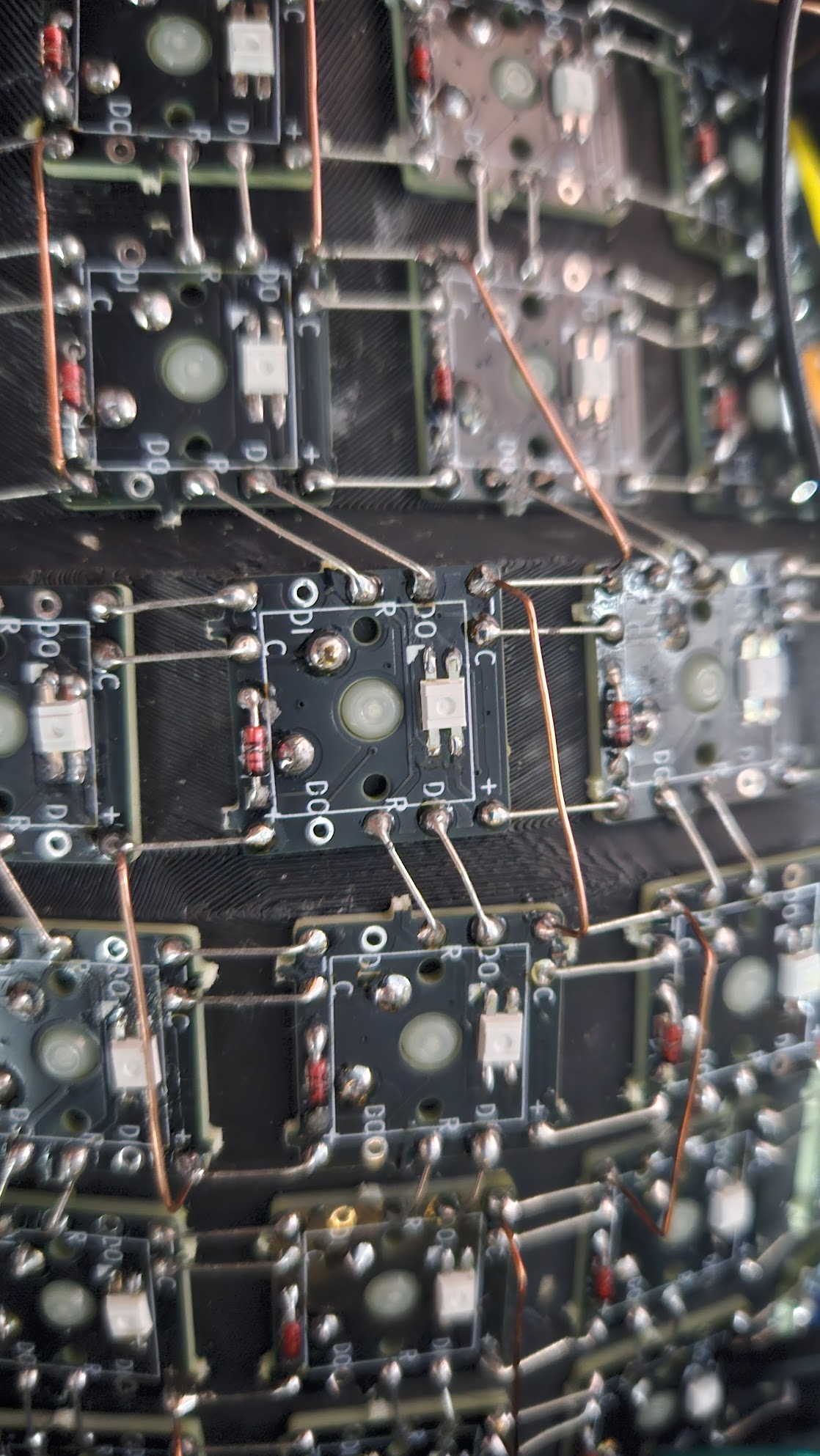 Clean from the front