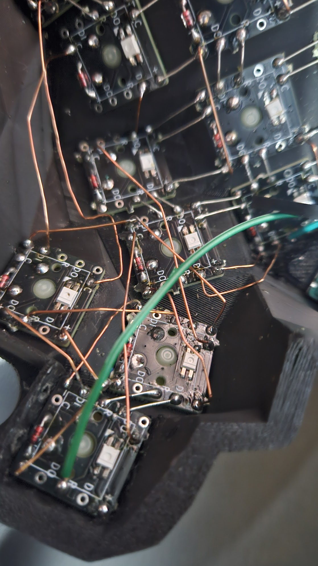 Thumb cluster wiring chaos