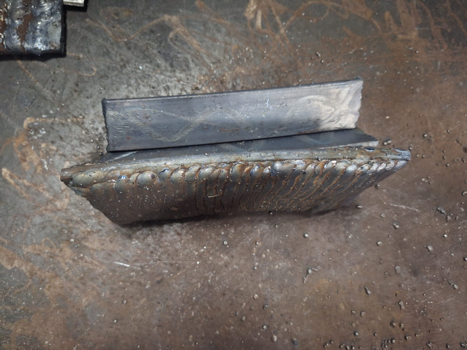 Layered fill on plate