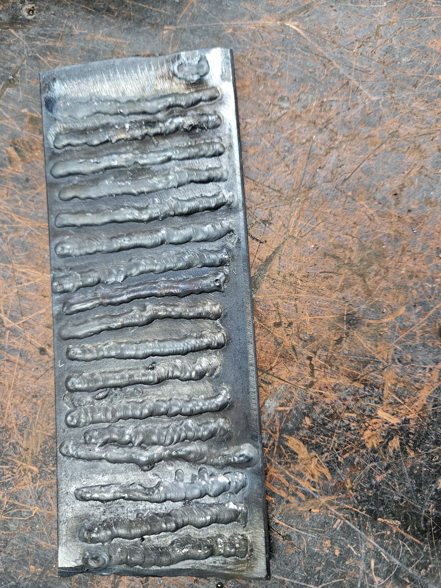 Cleaner TIG welds after practice